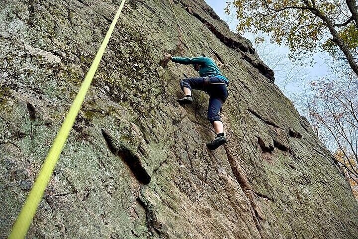 Fortgeschrittene Klettern in Delaware Water Gap PA