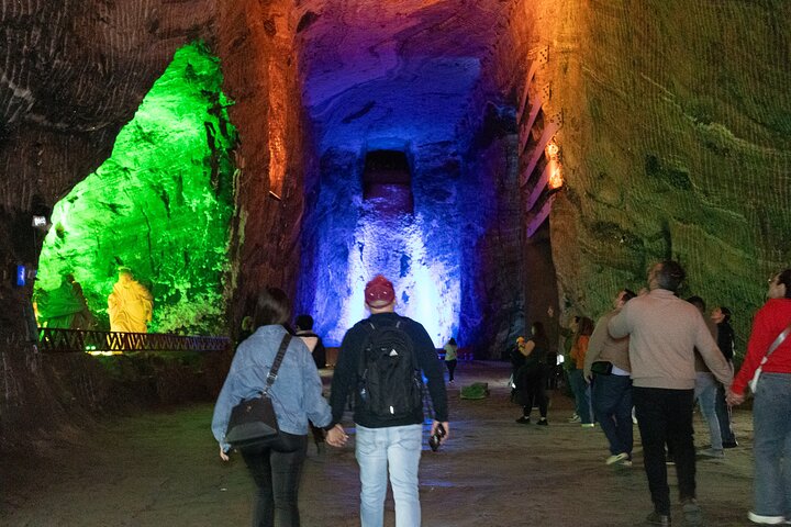 Visite de groupe partagée à la cathédrale de sel de Zipaquirá avec prise en charge