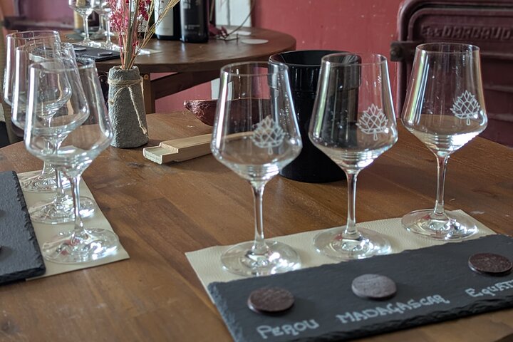 2-timers fordybende smagning i Beaujolais - Vin- og chokoladeparring
