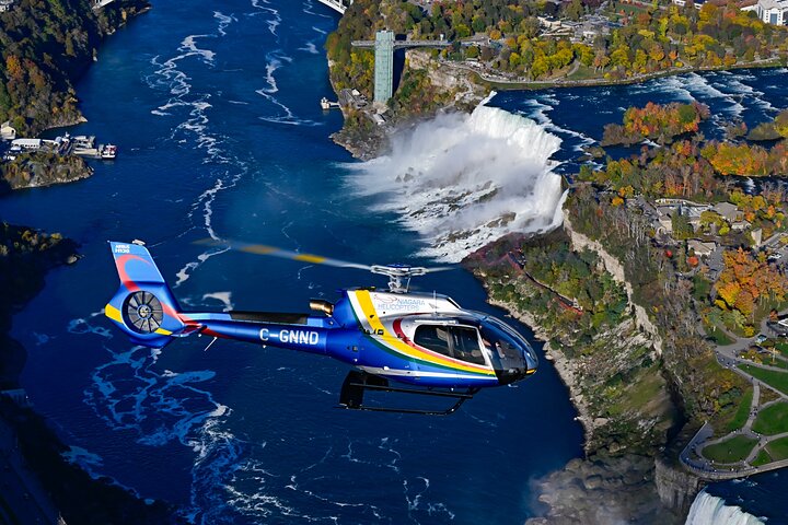 Tour a las Cataratas del Niágara Canadá : Helicóptero, crucero en barco & viaje