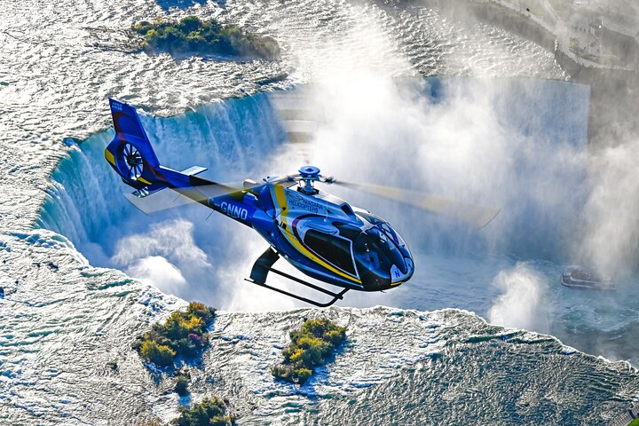 Tour a las Cataratas del Niágara Canadá : Helicóptero, crucero en barco & viaje