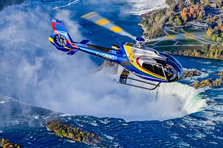 Tour a las Cataratas del Niágara Canadá : Helicóptero, crucero en barco & viaje