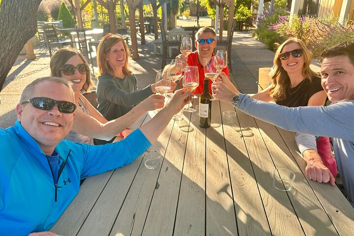 Tour guidato dell'healdsburg Wine Country Bike e degustazione di vini con pranzo