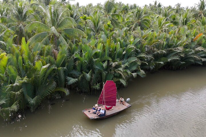 Ben Tre Mekong Zig Zag: Skoter, segelbåt och mat (hel dag)