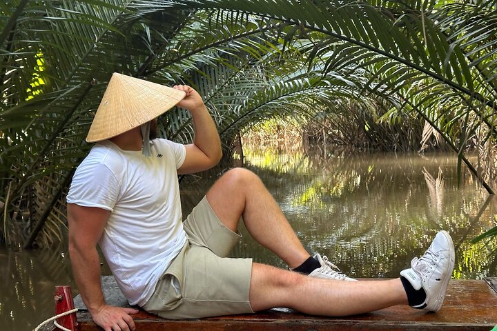Ben Tre : Scooter, Kultur, Segelbåt och Mekongmat (halvdag)