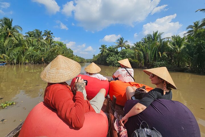 Ben Tre : Scooter, Kultur, Segelbåt och Mekongmat (halvdag)