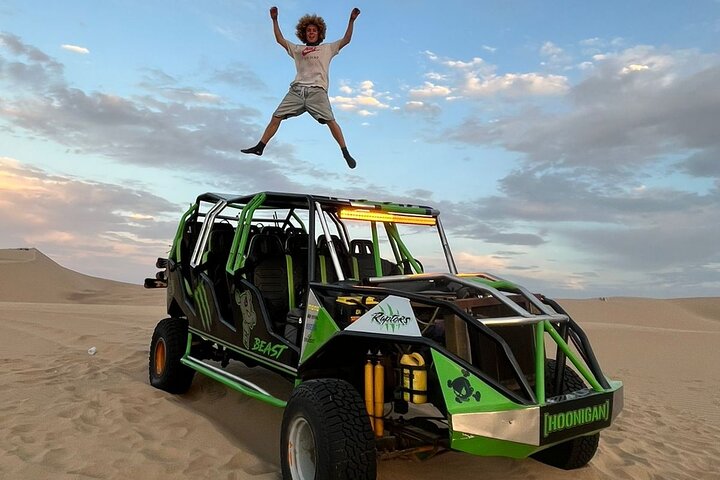 Från Ica eller Huacachina: Buggy- och sandboardtur med solnedgång
