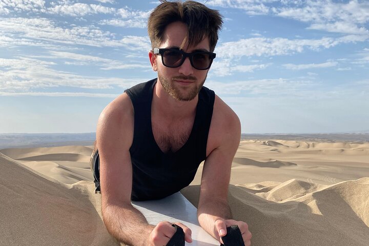 Från Ica eller Huacachina: Buggy- och sandboardtur med solnedgång