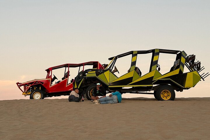 Från Ica eller Huacachina: Buggy- och sandboardtur med solnedgång