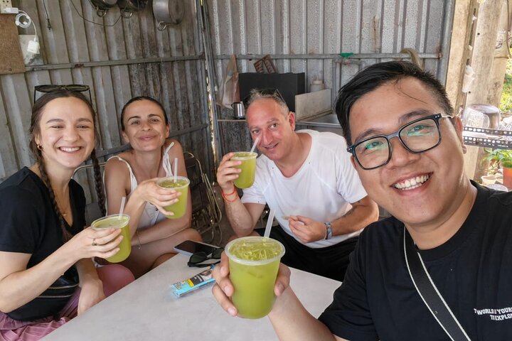 Ben Tre : Scooter, Kultur, Segelbåt och Mekongmat (halvdag)