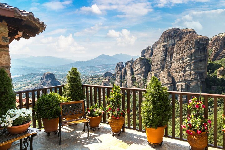 Meteora : Recorrido por monasterios con almuerzo y opción de traslado a Atenas