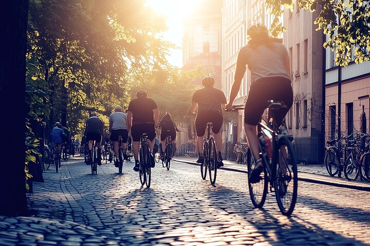 Leipzig exklusiv: Geführte Fahrradtour für eine private Gruppe