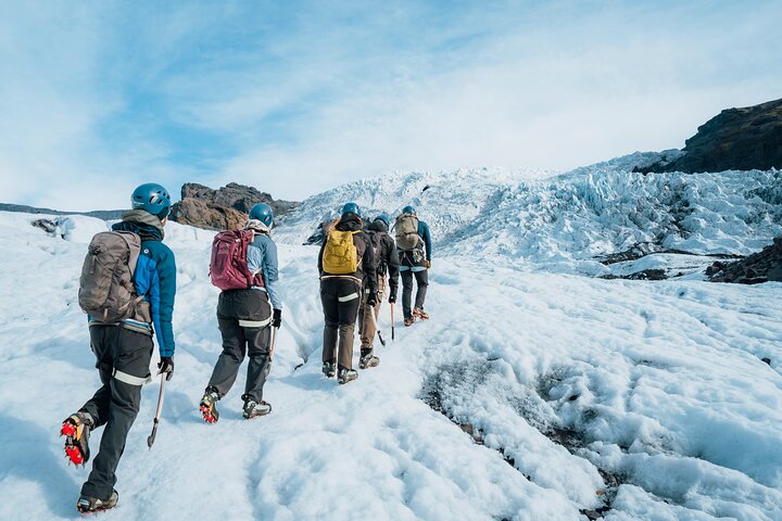 Skaftafell : Caminata por el glaciar de hielo azul en Vatnajökull