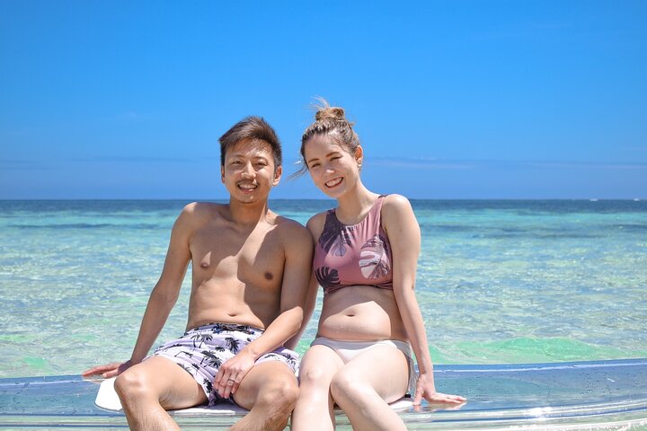 Miyakojima 《Chartered》》With drone photography|Clear SUP & Sea Turtle Snorkel Tour|No additional charge|Full refund guarantee|Free rental and photography