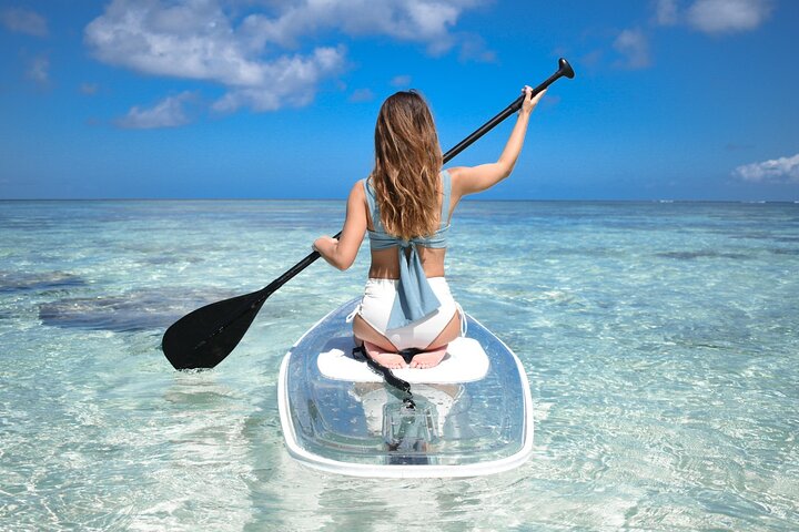 Miyakojima 《Chartered》》With drone photography|Clear SUP & Sea Turtle Snorkel Tour|No additional charge|Full refund guarantee|Free rental and photography