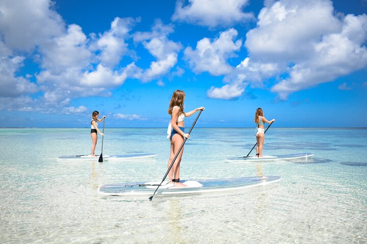 Miyakojima 《Chartered》》With drone photography|Clear SUP & Sea Turtle Snorkel Tour|No additional charge|Full refund guarantee|Free rental and photography