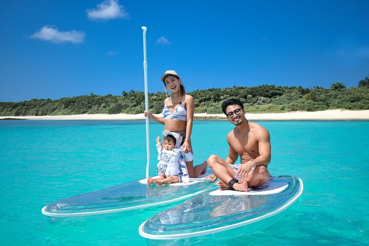 Miyakojima 《Chartered》》With drone photography|Clear SUP & Sea Turtle Snorkel Tour|No additional charge|Full refund guarantee|Free rental and photography