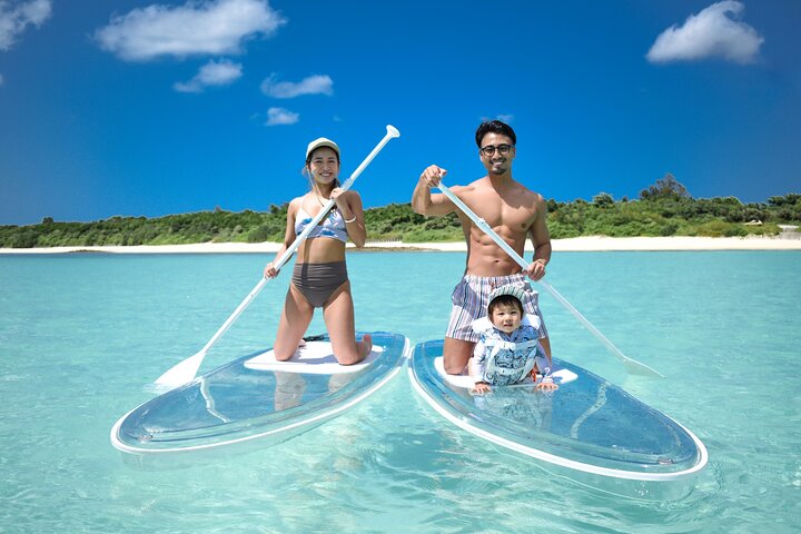 Miyakojima 《Chartered》》With drone photography|Clear SUP & Sea Turtle Snorkel Tour|No additional charge|Full refund guarantee|Free rental and photography