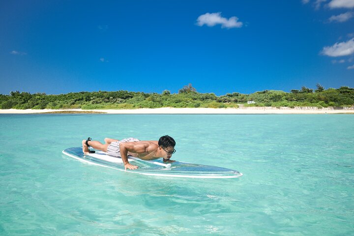 Miyakojima 《Chartered》》With drone photography|Clear SUP & Sea Turtle Snorkel Tour|No additional charge|Full refund guarantee|Free rental and photography