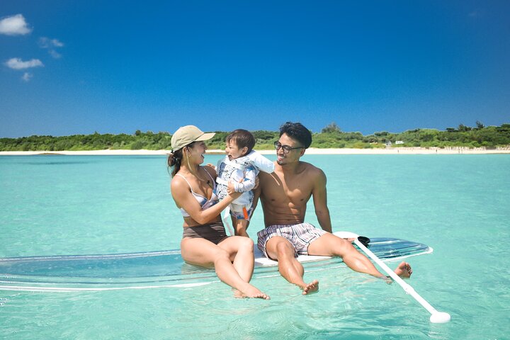Miyakojima 《Chartered》》With drone photography|Clear SUP & Sea Turtle Snorkel Tour|No additional charge|Full refund guarantee|Free rental and photography