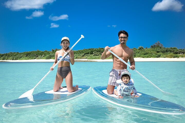Miyakojima 《Chartered》》With drone photography|Clear SUP & Sea Turtle Snorkel Tour|No additional charge|Full refund guarantee|Free rental and photography