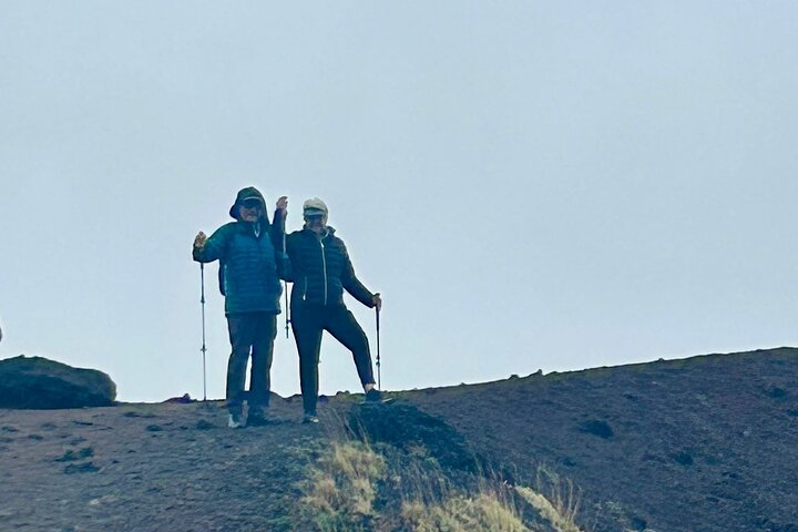 Excursion au volcan Etna, dégustation de vins, déjeuner dans un domaine viticole et transfert