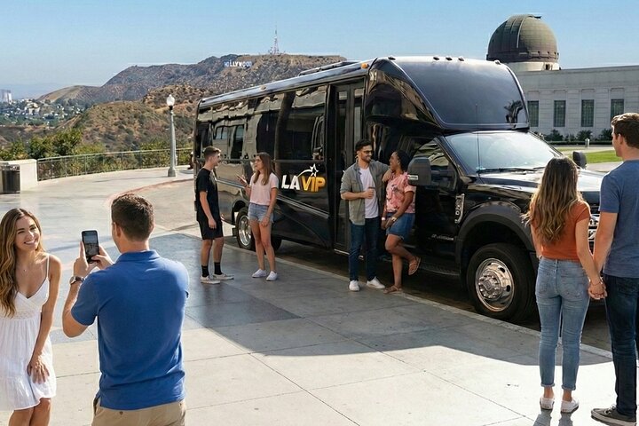 LA, Hollywood, Beverly Hills och Beach Tour med Hotel Pickup