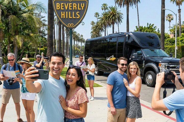Tour av LA, Hollywood, Beverly Hills og Beach med Hotel Pickup