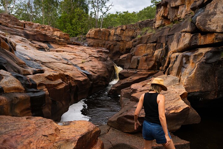 Nitmiluk Heli Kunstavontuur Scenic Flight en Aboriginal Art Tour