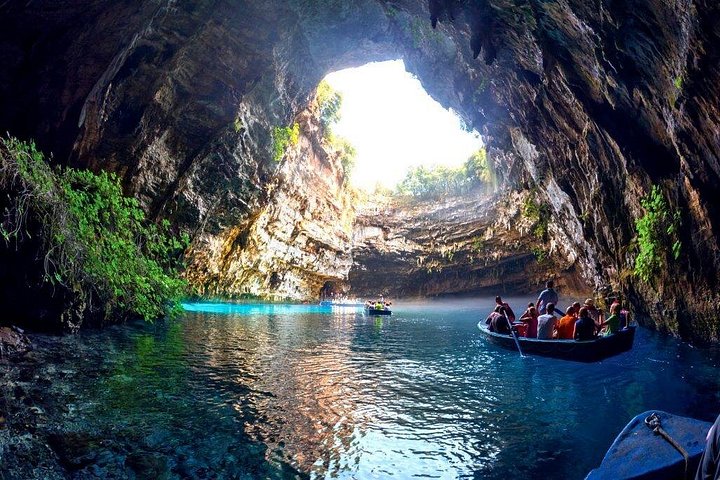 Kefalonia : Melissani, Drogarati & Beach Tour met kleine groep
