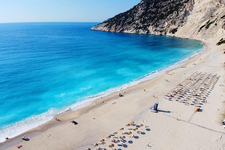 Kefalonia : Melissani, Drogarati & Beach Tour met kleine groep