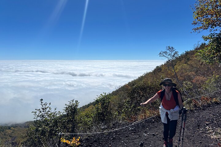 Private Mt. Fuji Hoei Crater Hiking and Sightseeing Tour