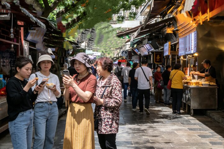 Passeggiata guidata in strada musulmana di Xi’an con massaggio tradizionale locale