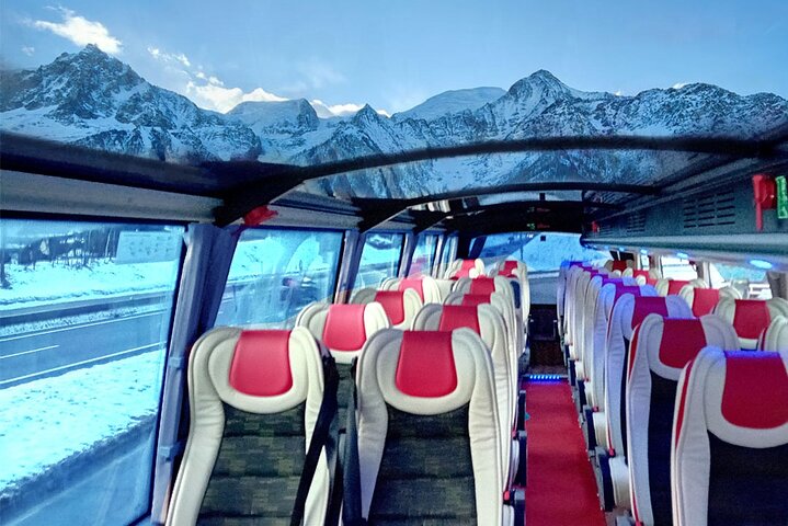 Interlaken, Grindelwald, Lauterbrunnen med Glass top Busrejse