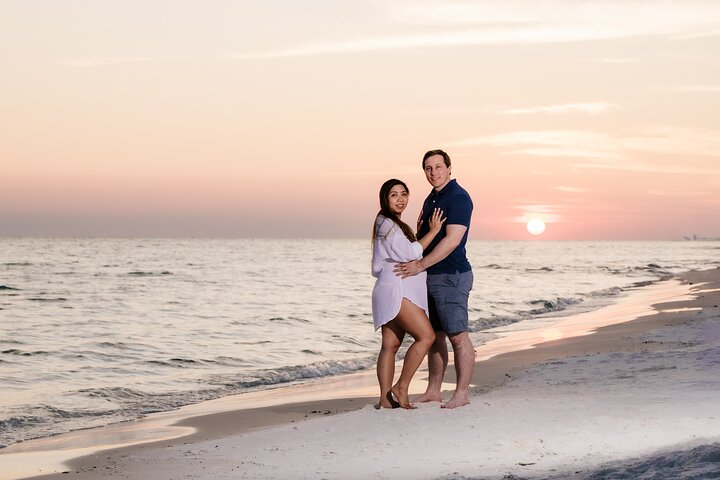 Séance privée de photos de vacances avec photographe à Tybee Island