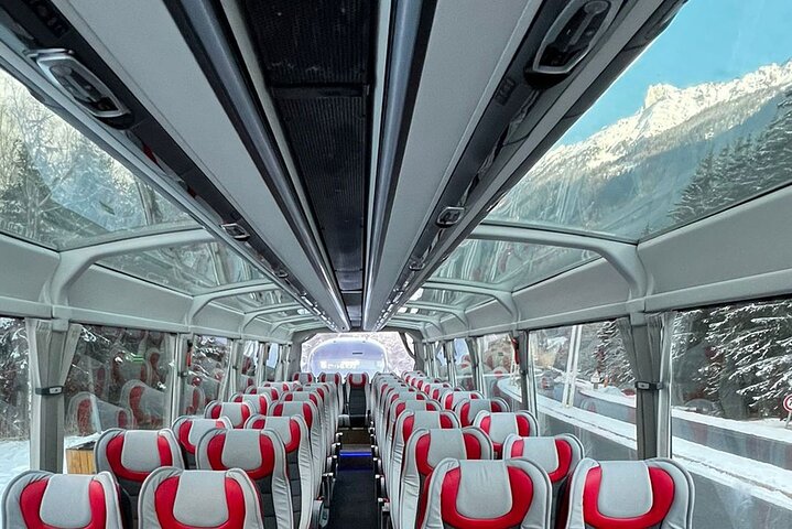 Interlaken, Grindelwald, Lauterbrunnen med Glass top Busrejse