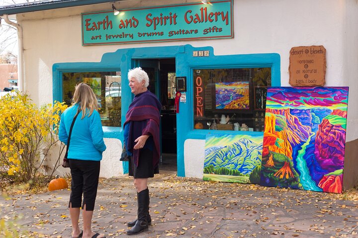 Tour privado en bicicleta eléctrica de arte e historia en Taos