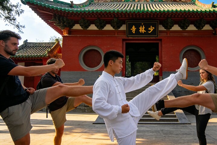 Private Zhengzhou-Tour zum Shaolin-Tempel mit Kung Fu-Unterricht und Aktivitäten