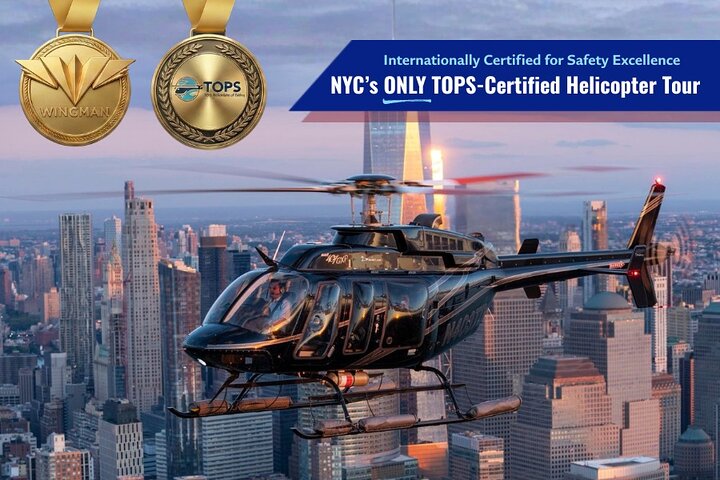 Tour en helicóptero por NY : Skyline de la ciudad de Nueva York desde Nueva Jersey