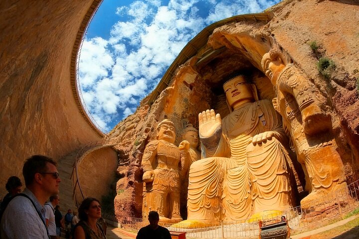 Lanzhou privat dagstur til Tianti Grottoes, Luoshi Pagoda og Leitai i Wuwei