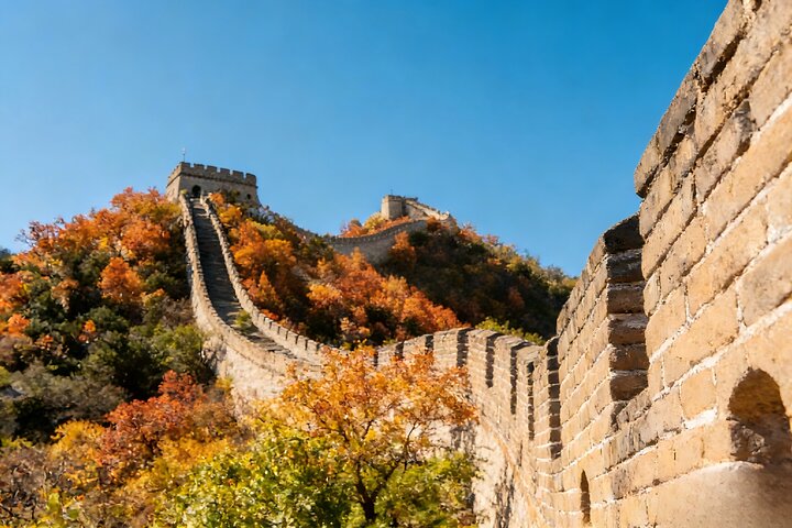 Viagem diurna privada de Qingdao à Grande Muralha de Mutianyu com teleférico ou passeio de tobogã