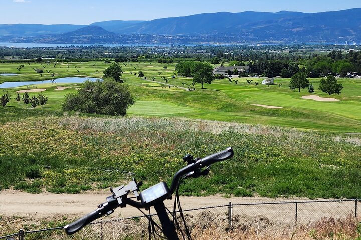 Visite du vin de Kelowna en vélo électrique avec dégustations, déjeuner et vue sur l'Okanagan