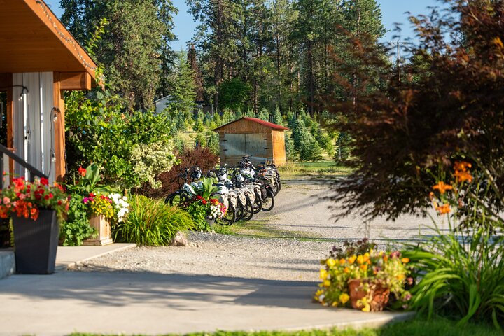 Visite du vin de Kelowna en vélo électrique avec dégustations, déjeuner et vue sur l'Okanagan
