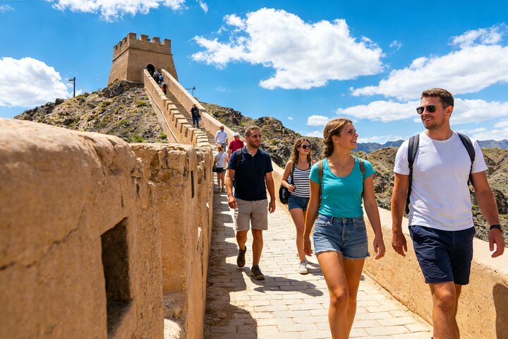 Visite privée d'une journée complète de la forteresse de Jiayuguan et de la Grande Muraille de Xuanbi