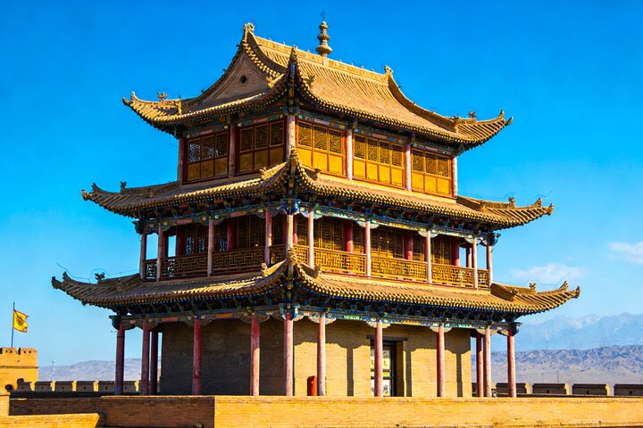 Visite privée d'une journée complète de la forteresse de Jiayuguan et de la Grande Muraille de Xuanbi