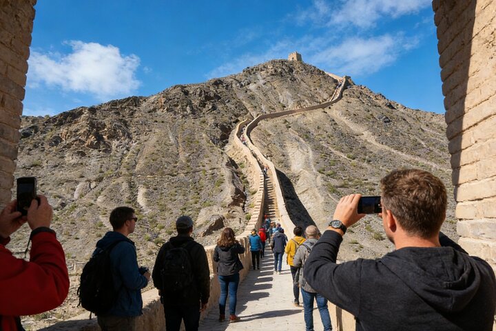 Visite privée d'une journée complète de la forteresse de Jiayuguan et de la Grande Muraille de Xuanbi