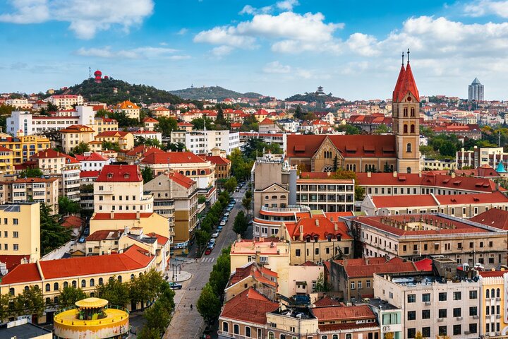 Tour privado de Qingdao Essentials: puntos destacados de la ciudad y museo de la cerveza