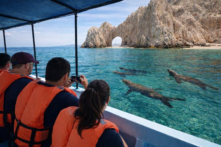 Paseo en barco a El Arco y Playa del Amante con natación