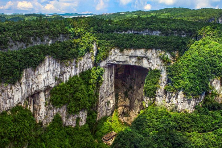 Chongqing Wulong Karst National Park Excursão de um dia