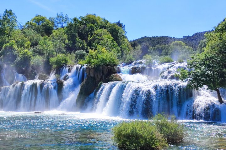 Nachmittag Krka Wasserfälle Private Tour von Sibenik Area